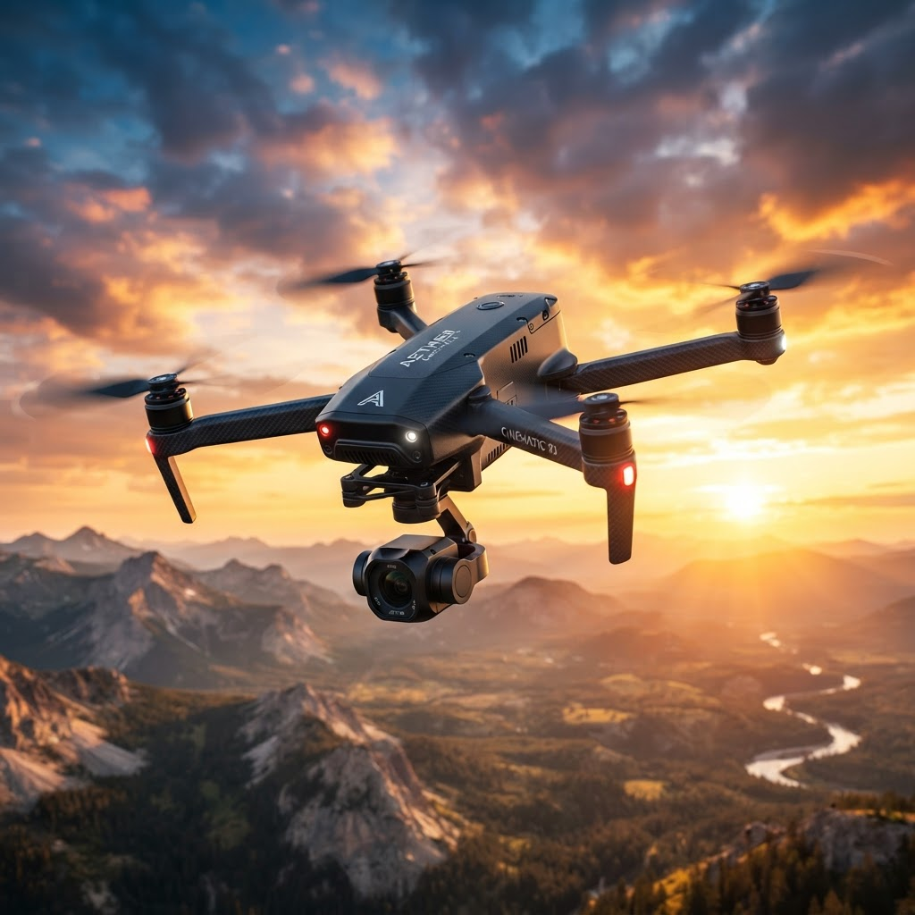 Noleggio drone cinematografico 4K